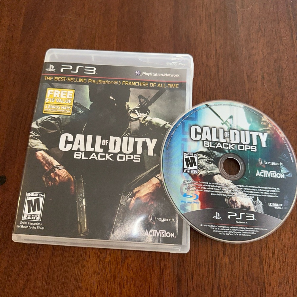 Call of Duty: Black Ops for PS3 - manual and online content pack included